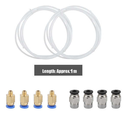 ZQIDLI - Conectores De Manguera De Aire Recto Macho PC3/8-N3 Para Tubo De 3/8 Pulgadas OD X 3/8 Pulgadas NPT Rosca De Empuje Para Conectar Accesorios (paquete De 10