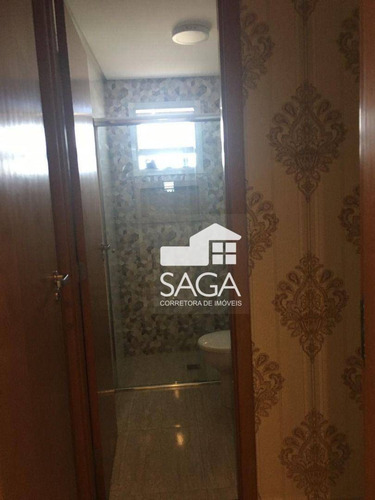 Imagem 10 de 30 de Todo Planejado E Decorado! Vista Mar! Apartamento Com 3 Dormitórios À Venda, 128 M² Por R$ 900.000 - Canto Do Forte - Praia Grande/sp - Ap4135