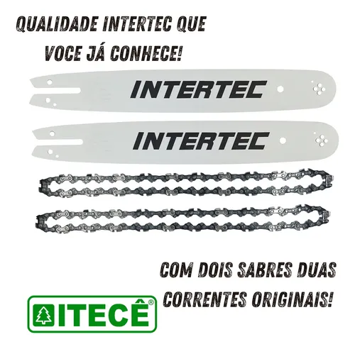 Kit 2 Sabre Motosserra 14 25 Dentes Para Stihl Ms170 180 210