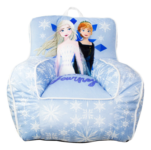 Puff Infantil Para Niños Disney Frozen Elsa Y Anna