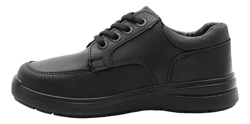 Zapato Para Niño Escolar Ajuste Cordones Yuyin Cómodos Negro 20