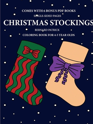Libro Coloring Book For 4-5 Year Olds (christmas Stocking...