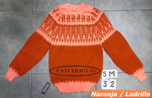 Imagen 7 de 8 de Sweater Pullover Lana Alpaca Llama Andino Talle S/m Unisex