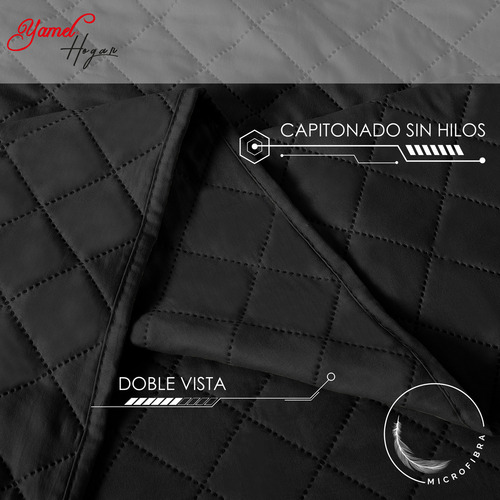 Fundas Para Almohada Modelo Holandesa Incluye 3 Piezas Color Negro