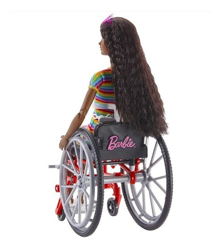Imagem 2 de 2 de Boneca Barbie Cadeirante Negra Original Presente 116 Mattel