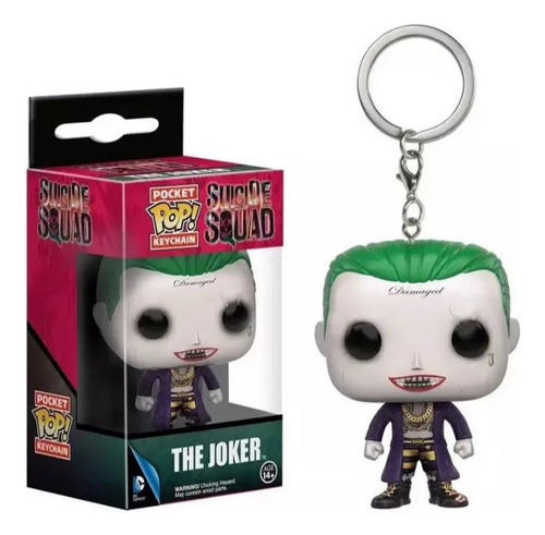 Llavero Pocket  Pop: Escuadron Suicida The Joker