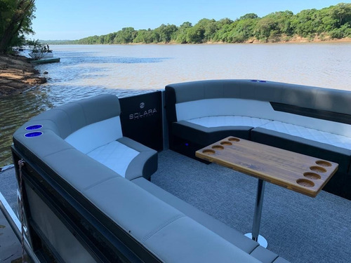 Imagem 10 de 15 de Lancha Pontoom Solara 300 - Zero - Ñ Fishing Triton Sessa