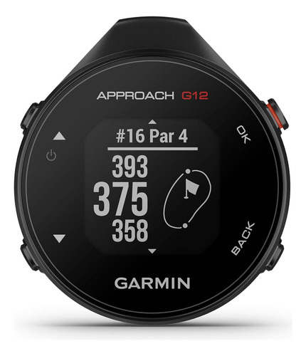 Garmin Approach G12, Telémetro Gps De Golf Con Clip, 42k