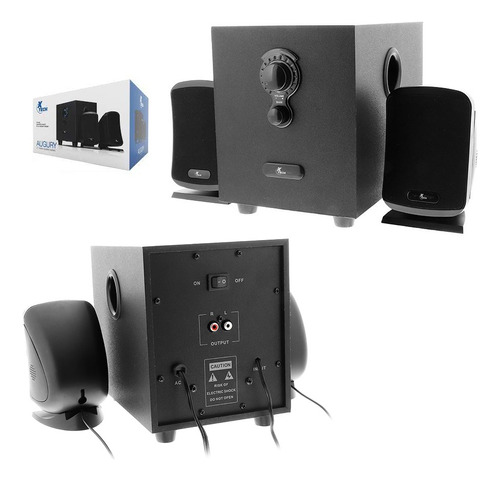 Sistema De Parlantes Xtech Xts-420 Augury Estereo 2.1 