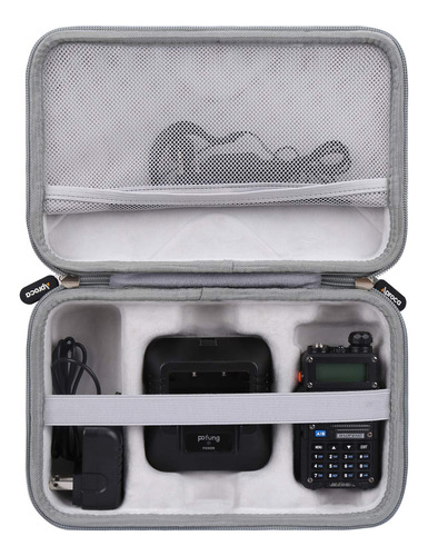 Aproca Estuche Viaje Duro Para Baofeng Bf-f8hp Uv-5r 3rd Gen