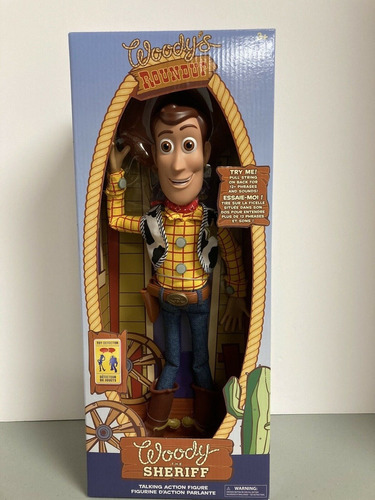 Woody Vaquero Original + Frases Toy Story 30cm Disney Store