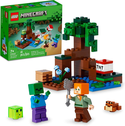 Lego Minecraft 21240 The Swamp Adventure Alex Y Zombi