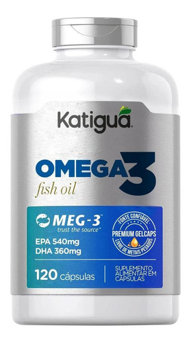 Ômega 3 Meg-3 Epa Dha 3000mg Fish Oil 120 Cápsulas Katigua