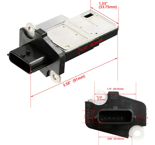 Sensor Maf Para Infiniti Q40 Q45 Q50 Q60 Q70 Q70l