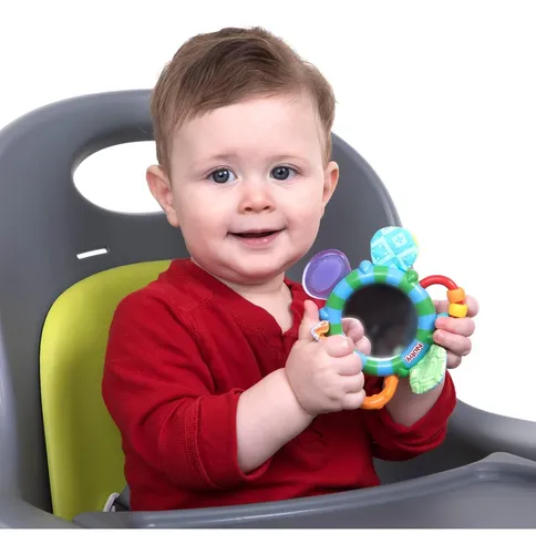 Nuby Look-at-me Mirror Teether Toy, Los Colores Pueden Varia