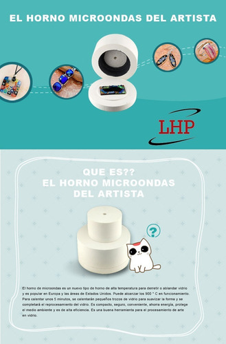 Imagen 6 de 6 de Hornito Crisol Para Fundir Vidrio En Microondas-vitrofusión