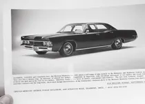 Comprar Foto Antigua Lincoln Continental 1969 No Folleto Manual