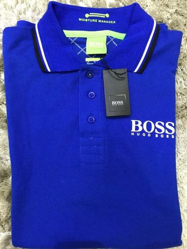 lazer têmpora montar camiseta hugo boss azul - gaeeein.com