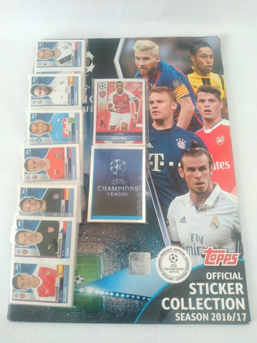 Estampas Topps Uefa Champions League 2016/17