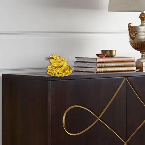 3 Feng Shui Money Frog, Estatua De Money Toad, Sapo De Patas