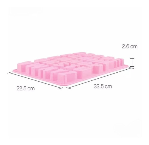 Molde De Silicon En Forma De Letras Minúsculas (abecedario)