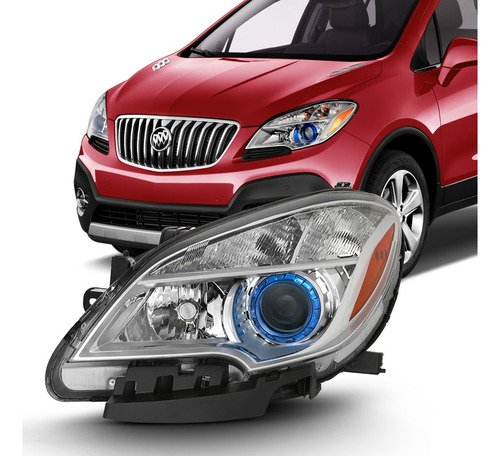 Para Lado Derecho Pasajero Buick Encore Halogeno Cromo Faro