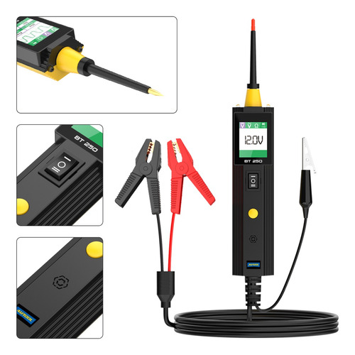 065v Probador De Batería/circuito Alarma Led Probe Autool