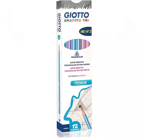 Lápices Acuarelables x12 Colores Stilnovo Acquarell Giotto (51447