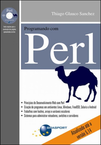 Programando Com Perl, De Sanchez, Thiago Glauco. Editora Brasport, Capa Mole Em Português