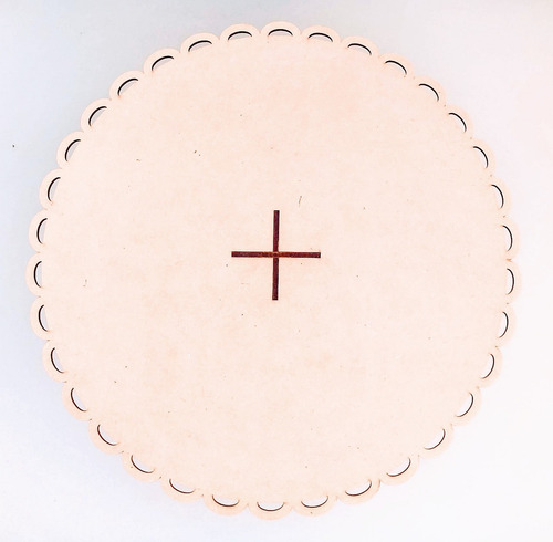 Imagen 4 de 4 de Candy Bar Alzada De Torta 20cm Diametro - Mdf / Fibrofacil