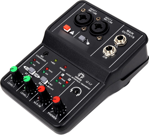 Interfaz De Audio Interface Para Grabacion Instrumento Usb