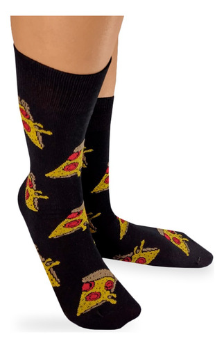 Calcetines Colores Moda Diseño De Pizzas