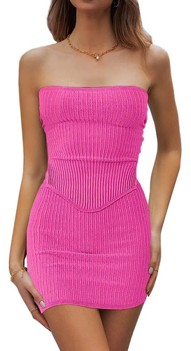 Minivestido Sexy Tipo Corpiño Para Mujer [u]