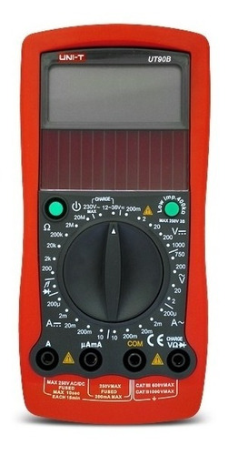 Multímetro Digital Uni-t Ut90b Tester Capacidad Diodos