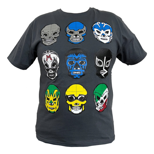 Playera Lucha Libre Leyendas Calavera