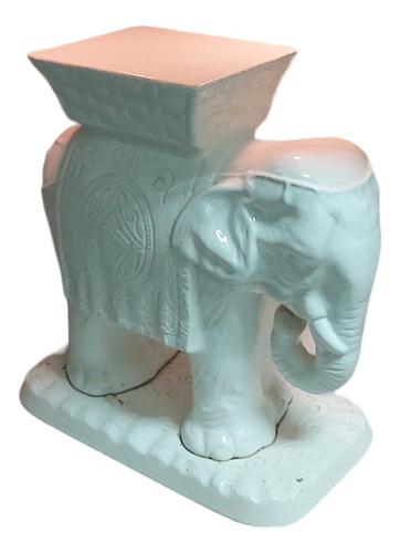 Rdf07188 - Pufe Elefante Antigo - Ceramica Brasileira 