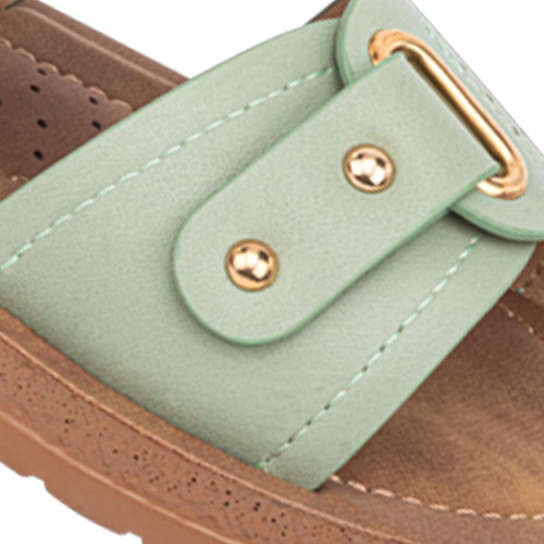 Sandalias Dama Vi Line Kit 2 Pares Planas 1187956