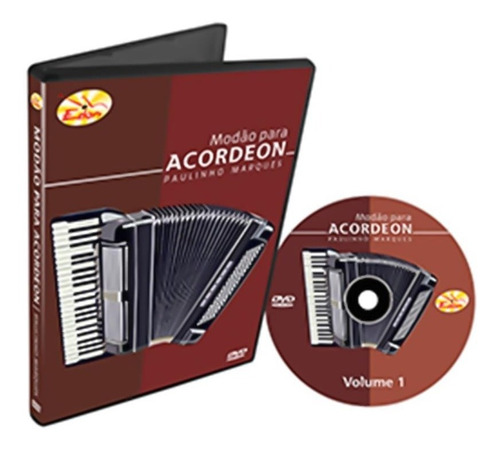 Dvd Curso Aula De Modão Para Acordeon Sanfona Volume 1 Edon