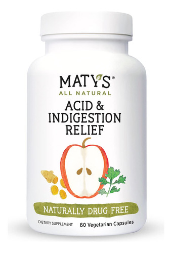 Maty's - Capsulas De Alivio De Acido E Indigestion  Seguras