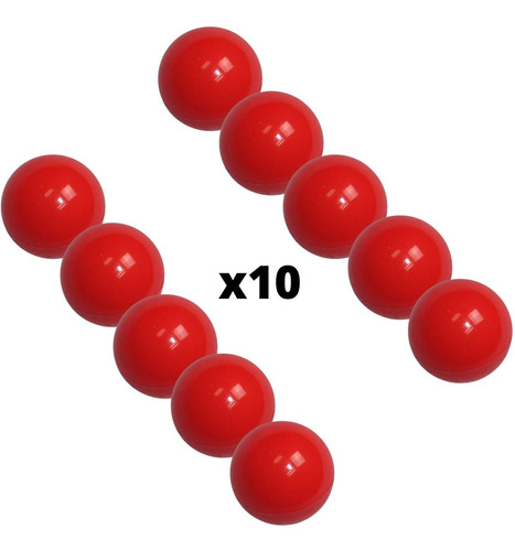 10 Pelotas Rojo Pimienta .68 Marcadora Pava Max Xtrm P