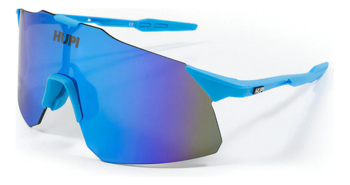 Óculos De Sol Hupi Angliru Azul - Lente Azul Espelhado Cor da lente azul espelhada