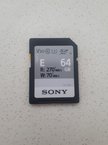 Tarjeta Memoria Sony 64 Gb - Sf-e64