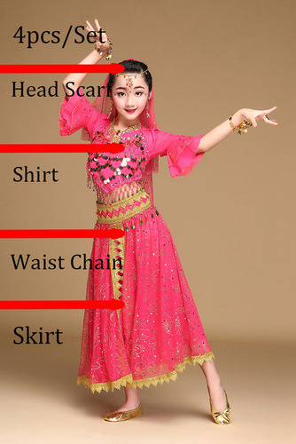Set De Disfraz De Danza India Style Child Sari