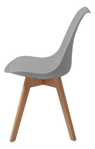 Silla Nannestad Gris Këssa Muebles