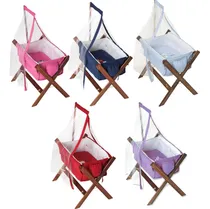 Comprar Catre Cuna Moisés Bordado Con Tul Con Patas