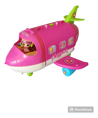 Pinypon Avión Jet Con Figura Y Accesorios