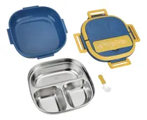 Comprar Taper Lunchera Hermetico Vianda Escolar D Acero Inoxidable