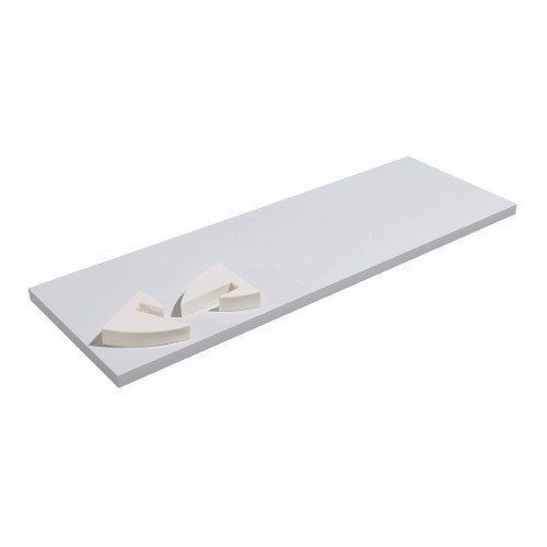 Prateleira Mdf Branco Vangard Concept Com Suporte 25x80 Cm