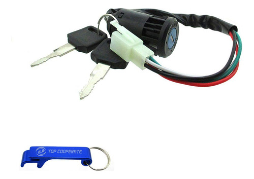 Tc-motor 4 Wire Male Plug Ignition Key Swi B07jgs48gl_060424