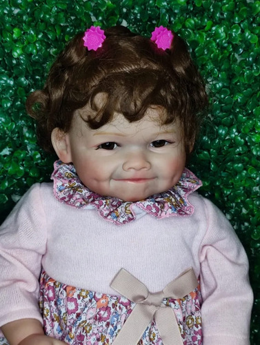 Bebé Reborn Original Cuerpo Algodón 60 Cm Loreyma Doll